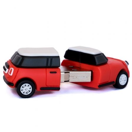 Tech One Tech Pendrive 32GB Mini Cooper S Rojo Diseño 3D